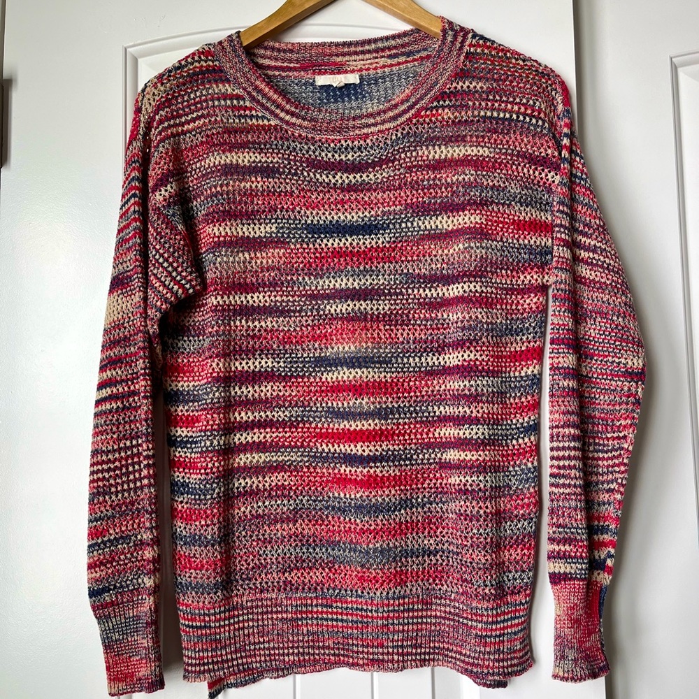 Tulle Split Hem Sweater (Small)